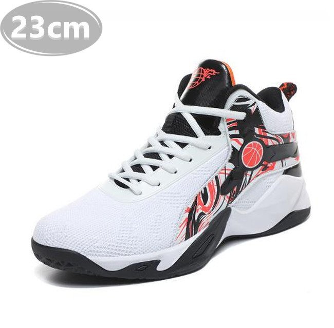 メンズ スニーカー ホワイト 23.0cm 靴 シューズ 防滑 バスケットシューズ 通勤 通学 旅行 【238】拍卖