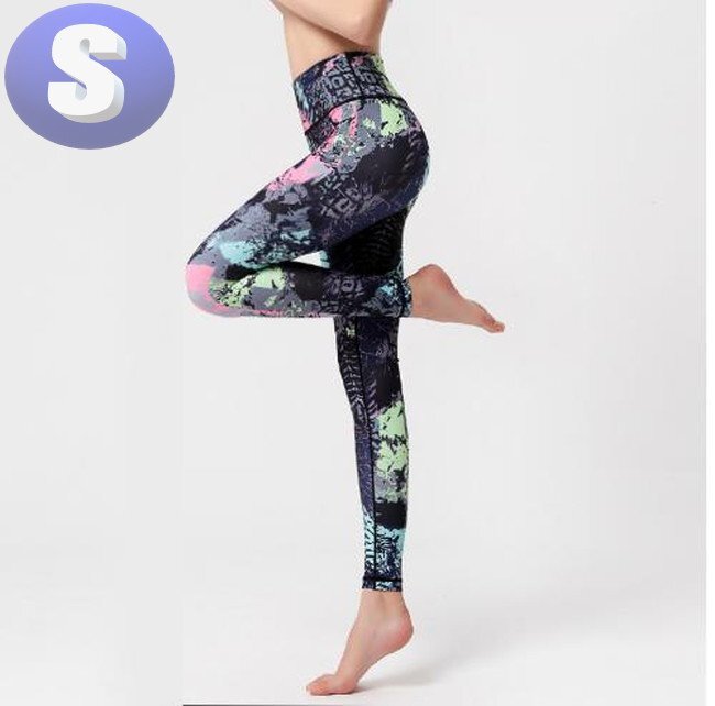 レギンス ロングパンツ サイズS ヨガ レギンスフィットネスパンツ ランニングパンツ 動きやすい ダンス ヨガウェア n300-05拍卖