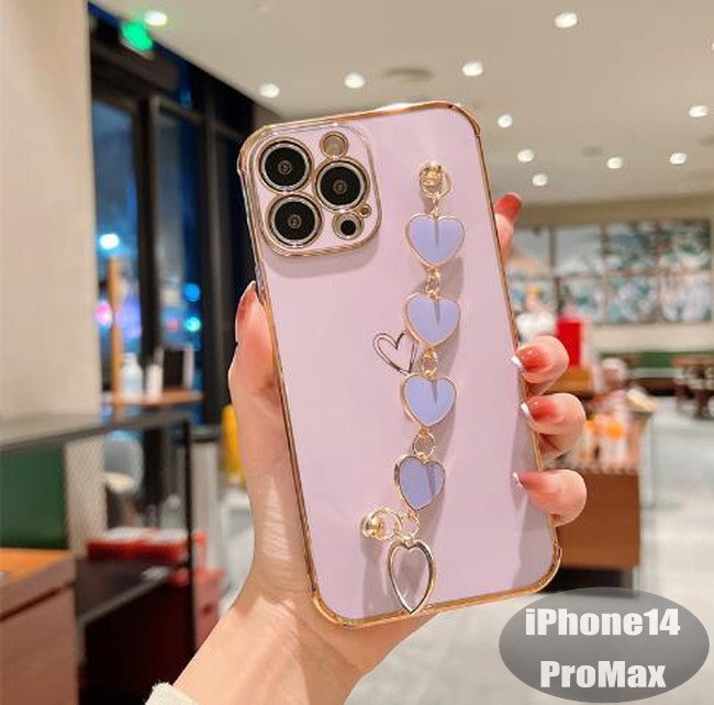 iPhone14PROMax ケース パープル おしゃれ スマホケース スマホカバー 耐衝撃 衝撃吸収【n282】拍卖