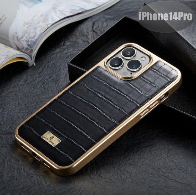 iPhone14PRO ケース PUレザー おしゃれ スマホケース スマホカバー ブラック 耐衝撃 衝撃吸収 【n274】拍卖