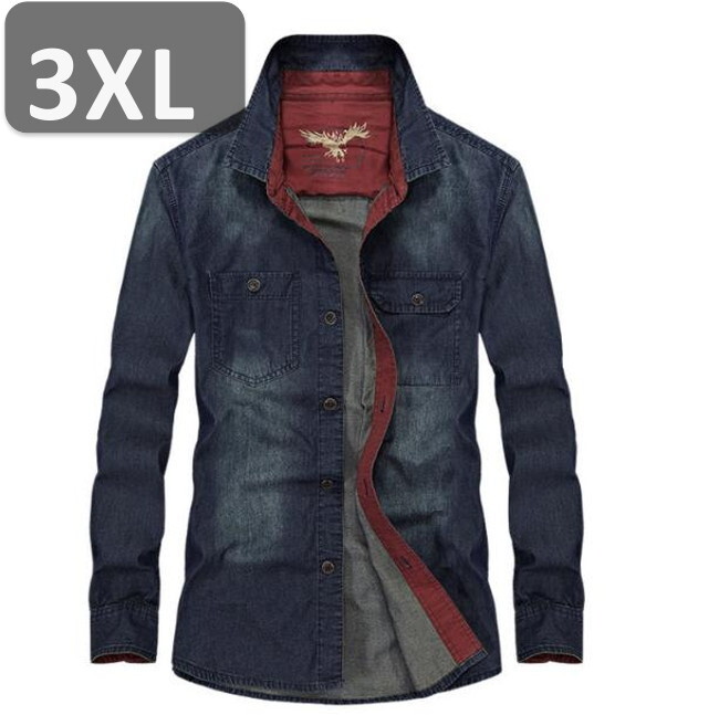 メンズ 長袖 ネルシャツ ネイビー 3XL 長袖 シャツ 春秋【n181】拍卖