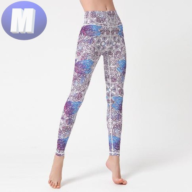 レギンス ロングパンツ サイズM ヨガ レギンスフィットネスパンツ ランニングパンツ 動きやすい ダンス ヨガウェア n300-03拍卖