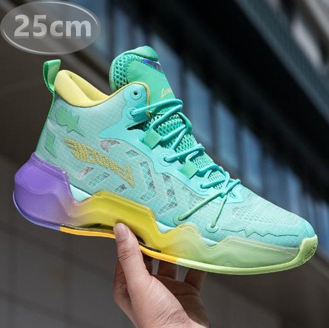 メンズ スニーカー パープル 25.0cm 靴 シューズ 防滑 バスケットシューズ 通勤 通学 旅行 【245】拍卖