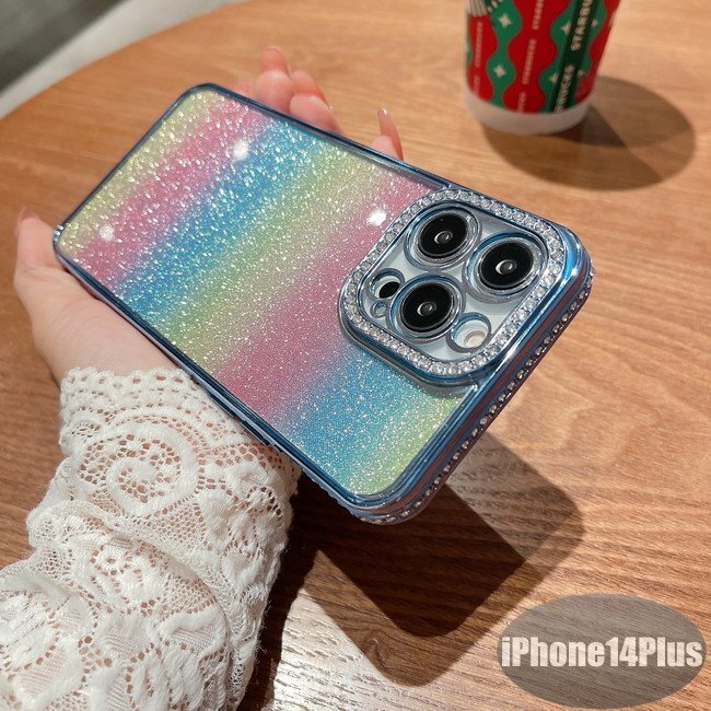 iPhone14Plus ケース ブルー おしゃれ スマホケース スマホカバー 耐衝撃 衝撃吸収【n292】拍卖