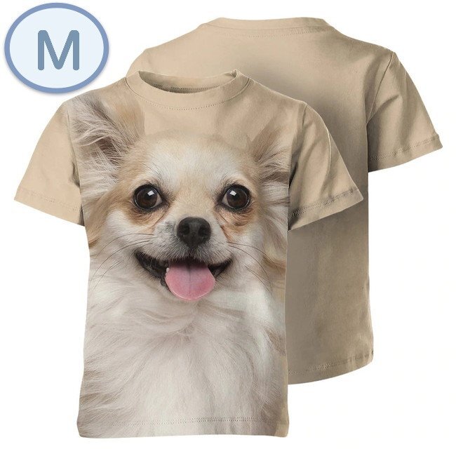 ドッグ 半袖 Tシャツ 【n-233-B】 チワワ Mサイズ 犬 イヌ いぬ拍卖