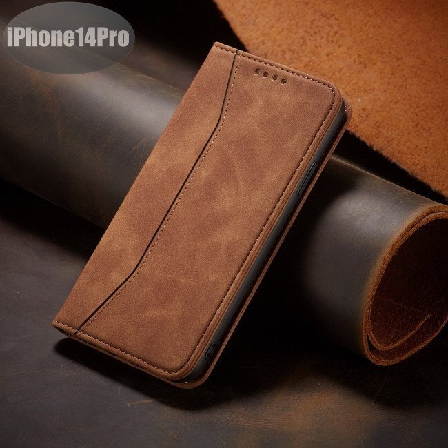 iPhone14PRO ケース ブラウン おしゃれ スマホケース スマホカバー 耐衝撃 衝撃吸収【n288】拍卖