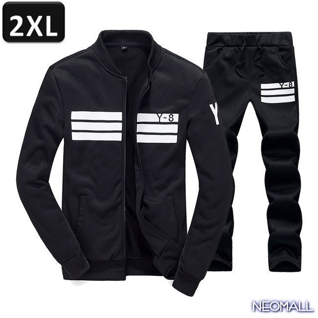 【人気商品】メンズセットアップ 上下セット ☆239 ブラック 2XLサイズ ジャージ スウェット お兄系 部屋着 おしゃれ拍卖