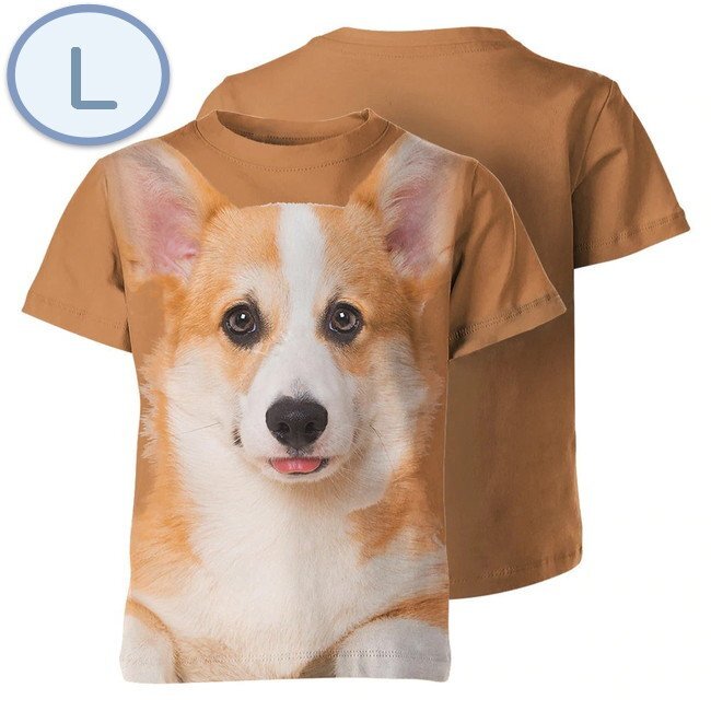 ドッグ 半袖 Tシャツ 【n-233-E】 Lサイズ 犬 イヌ いぬ拍卖