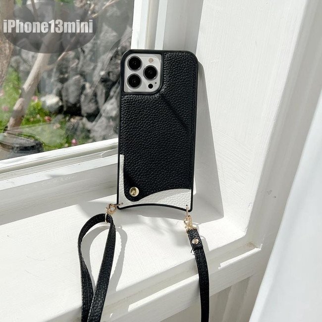 iPhone13mini ケース ブラック おしゃれ スマホケース スマホカバー 耐衝撃 衝撃吸収【n286】拍卖