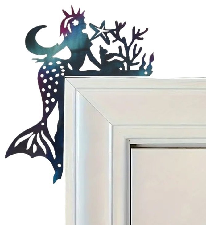 ドア オーナメント 人魚 マーメイド 海の仲間 雑貨 置物 園芸 ガーデン オブジェ n921拍卖