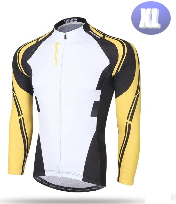 XINTOWN サイクリングウェア 長袖 XLサイズ 自転車 ウェア サイクルジャージ 吸汗速乾防寒 新品 インポート品【n630-yl】拍卖