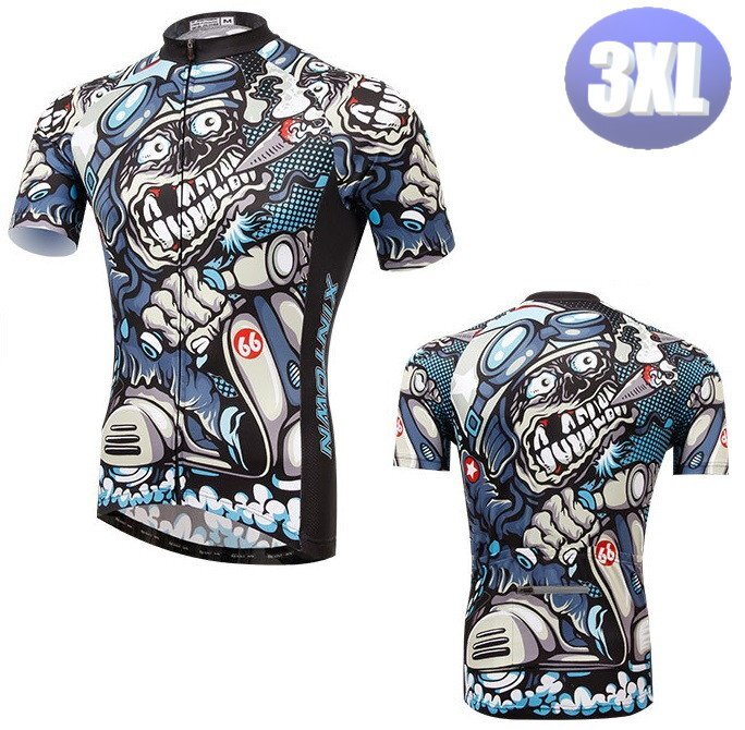 XINTOWN サイクリングウェア 半袖 3XLサイズ 自転車 ウェア サイクルジャージ 吸汗速乾防寒 新品 インポート品【n620】拍卖