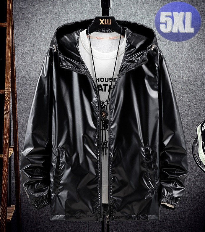 フード付き ジップアップパーカー ブラック 5XL トレーナー アウター 防寒 n730-bk拍卖