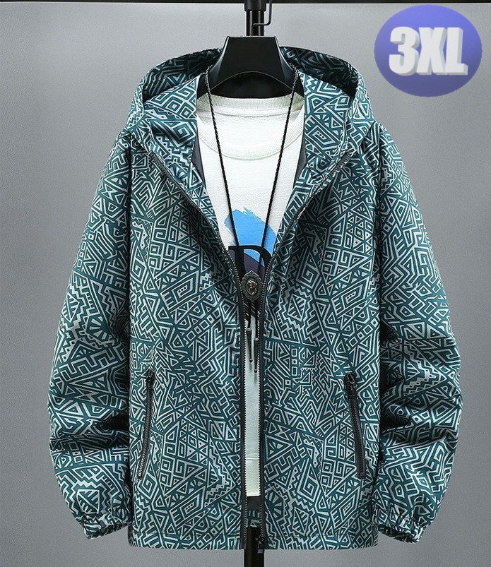 フード付き ジップアップパーカー ブルー 3XL トレーナー アウター 防寒 n732-bl拍卖