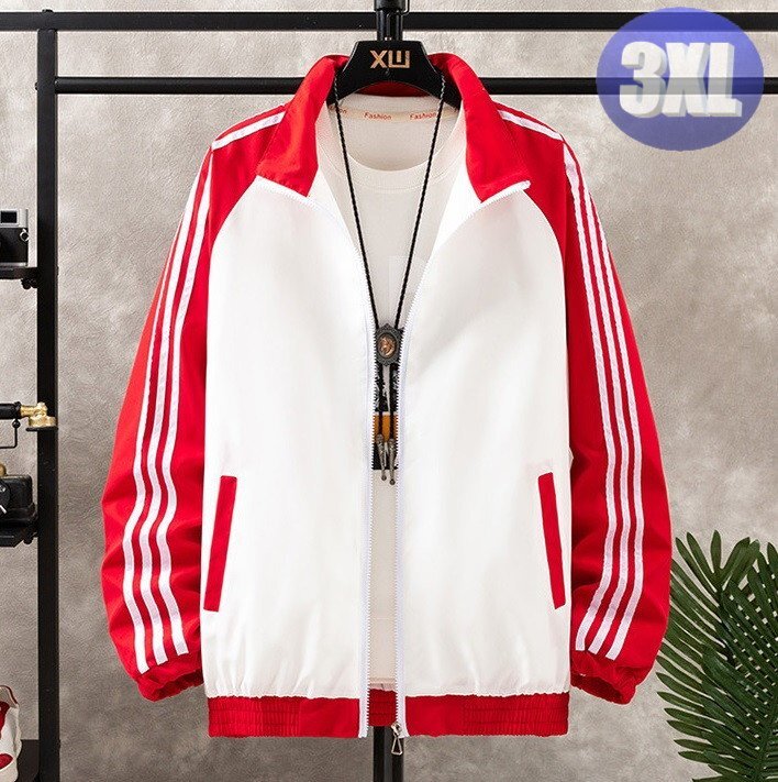 ウィンドブレーカー レッド 3XL アウター ウェア スポーツ トレーニング フィットネス n727拍卖