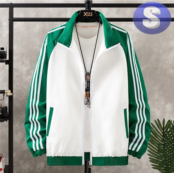 ウィンドブレーカー グリーン S アウター ウェア スポーツ トレーニング フィットネス n727拍卖