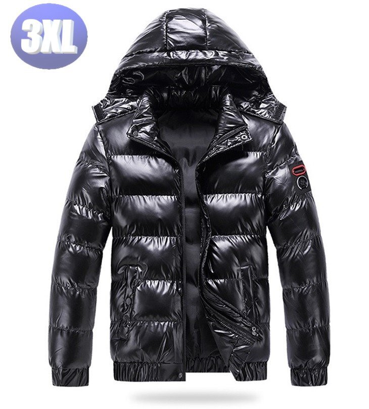 ダウンジャケット 中綿 ジャケット ブラック 3XL n705拍卖