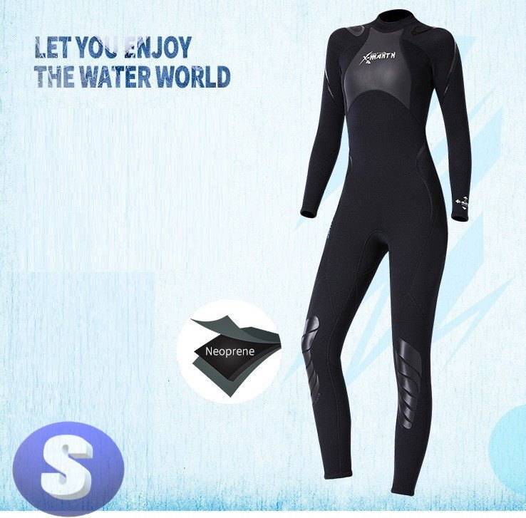 ウエットスーツ レディース 3mm サイズS ネオプレン素材 フルスーツ ダイビング サーフィン フィッシング バックジップ仕様 ウエット拍卖