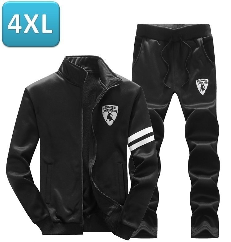 【人気商品】メンズセットアップ 上下セット ☆237 ブラック 4XLサイズ ジャージ スウェット お兄系 部屋着 おしゃれ拍卖