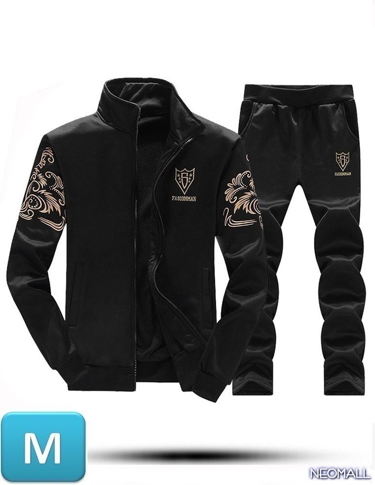 【人気商品】メンズセットアップ 上下セット ☆300 ブラック Mサイズ ジャージ スウェット お兄系 部屋着 おしゃれ拍卖