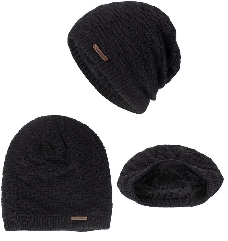 ニットキャップ ニット帽 ビーニー ブラック 帽子 アウトドア ユニセックス メンズ レディース 男女兼用 n584拍卖