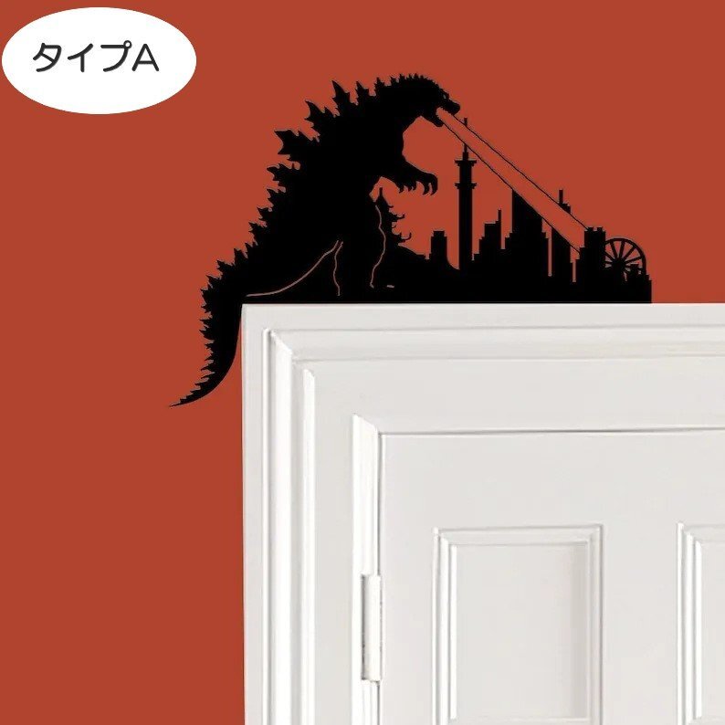 ドア オーナメント ゴジラ 雑貨 置物 園芸 ガーデン オブジェ ファンタジー 架空 空想 n922拍卖