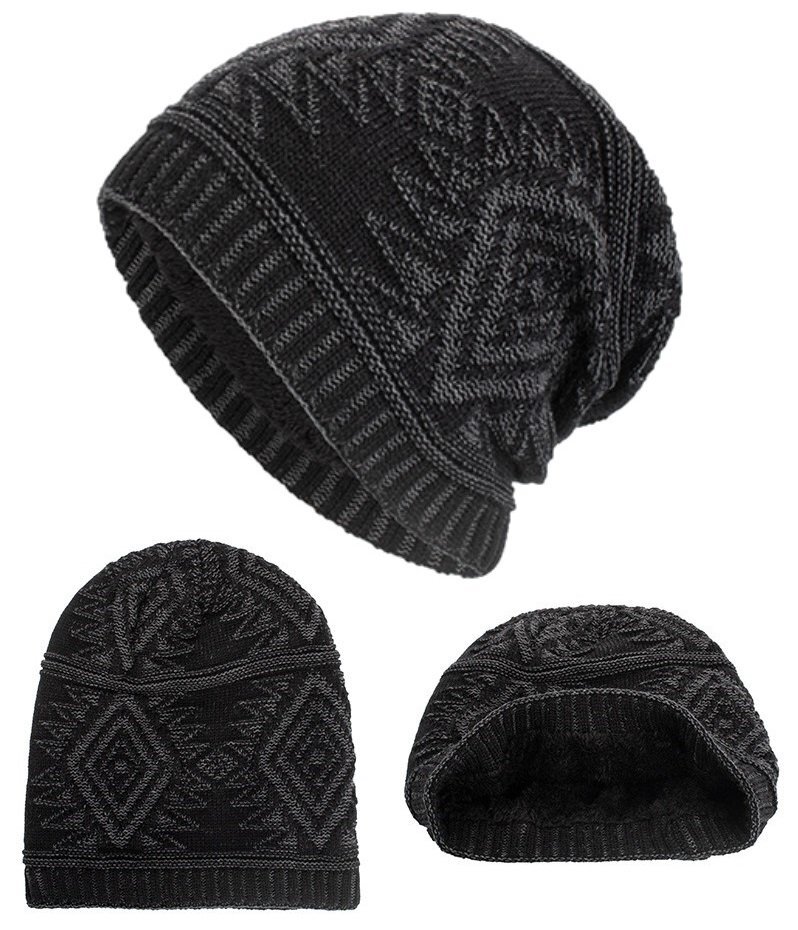 ニットキャップ ニット帽 ビーニー ブラック 帽子 アウトドア ユニセックス メンズ レディース 男女兼用 n592拍卖