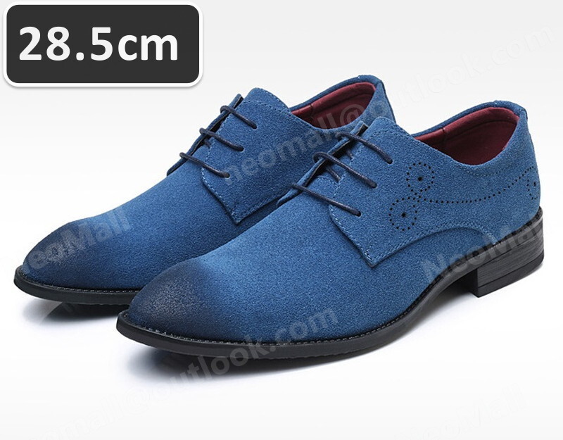 メンズ カジュアル スニーカー ブルー サイズ 28.5cm 革靴 靴 カジュアル 屈曲性 通勤 軽量 インポート品【n045】拍卖