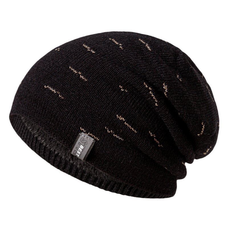 ニットキャップ ニット帽 ブラック ビーニー 帽子 アウトドア ユニセックス メンズ レディース 男女兼用 n826拍卖