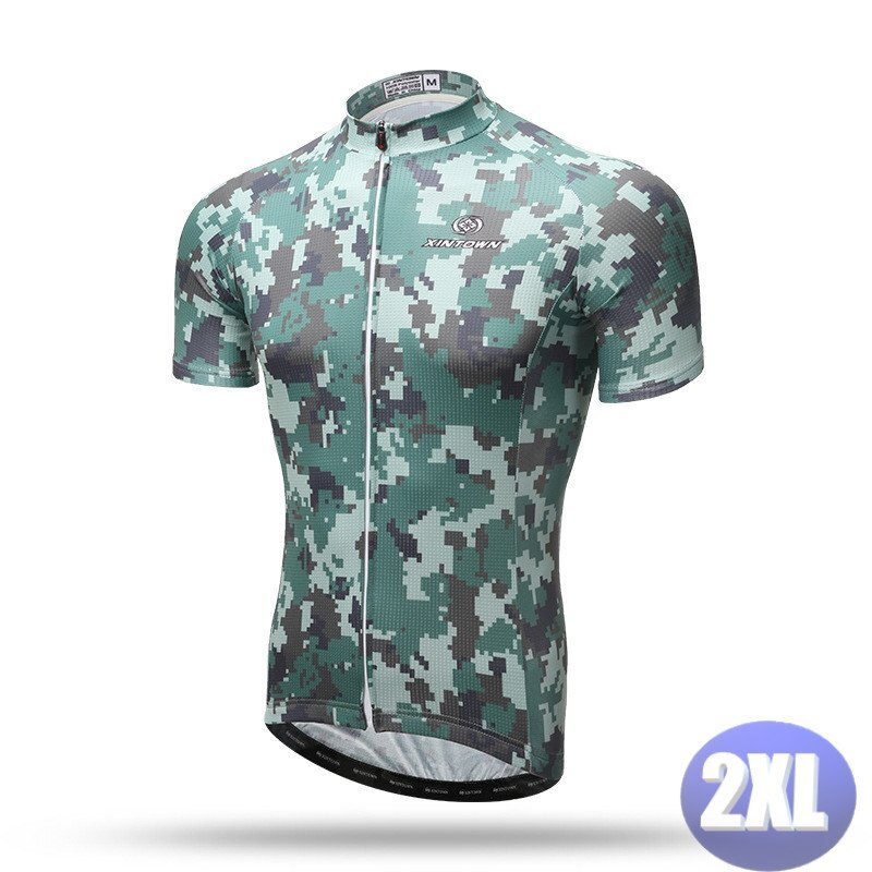XINTOWN サイクリングウェア 半袖 2XLサイズ 自転車 ウェア サイクルジャージ 吸汗速乾防寒 新品 インポート品【619-B】拍卖