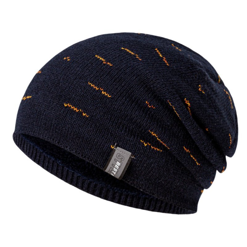 ニットキャップ ニット帽 ネイビーブルー ビーニー 帽子 アウトドア ユニセックス メンズ レディース 男女兼用 n826拍卖