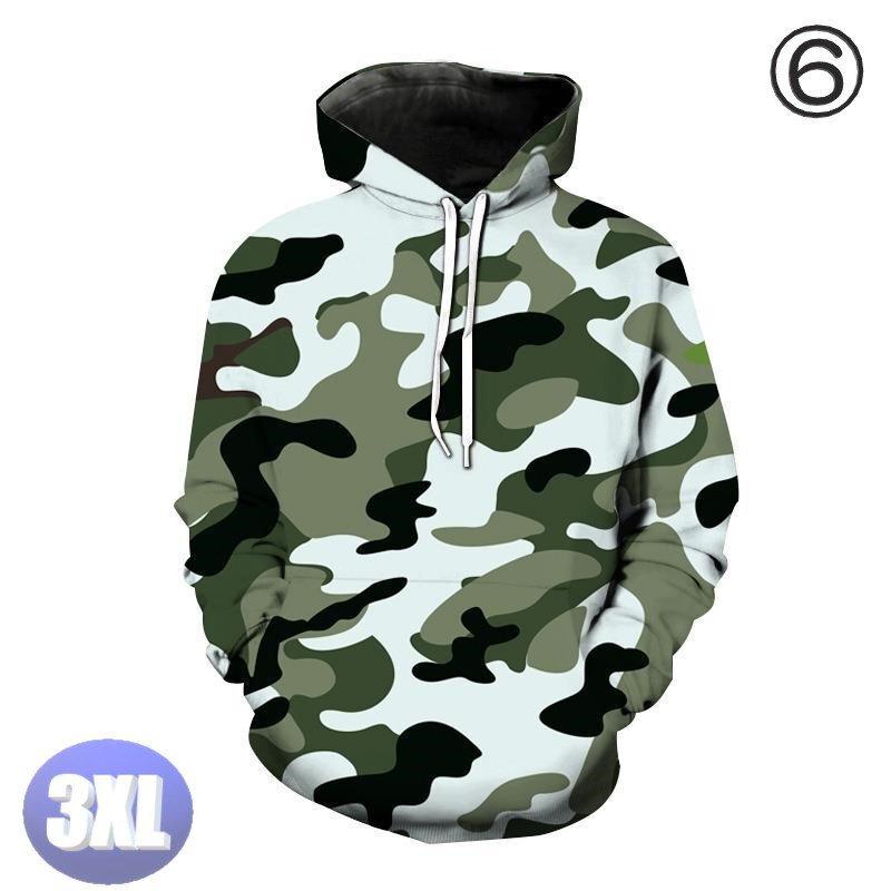 フード付き 迷彩パーカー カモフラ グリーン 3XL トレーナー アウター 防寒 n720拍卖