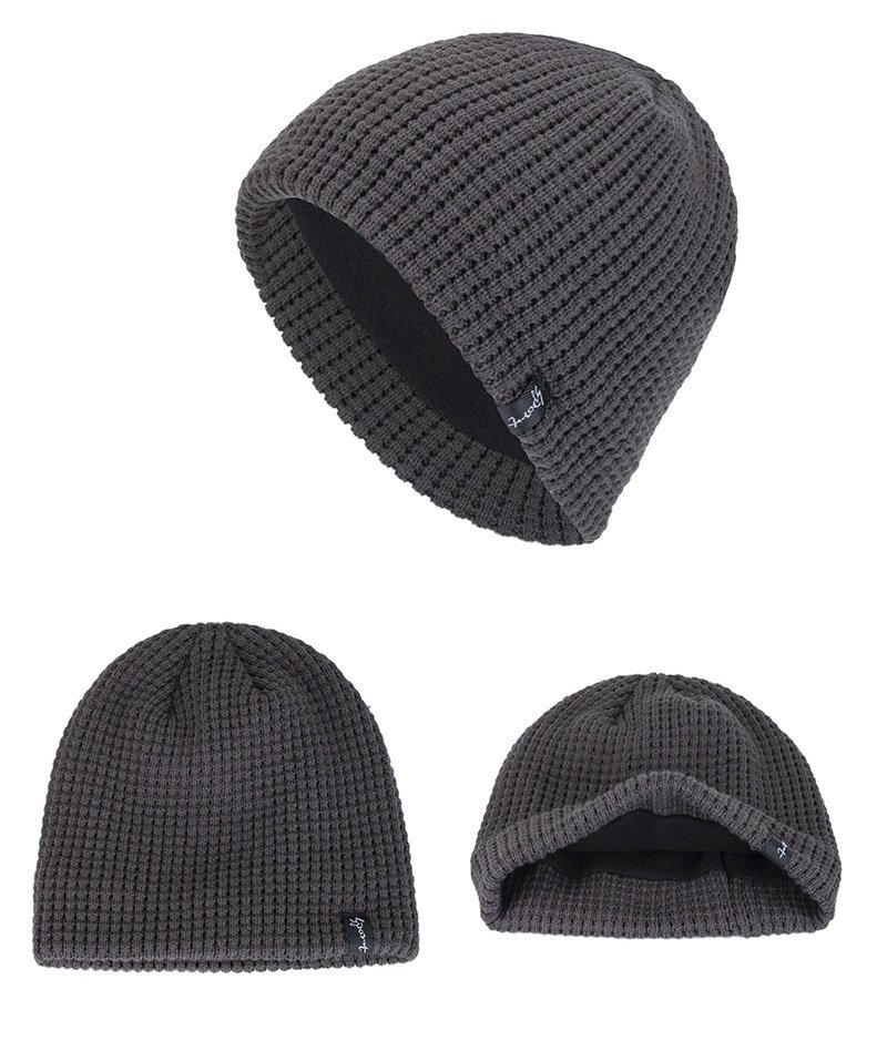 ニットキャップ ニット帽 ダークグレー ビーニー 帽子 アウトドア ユニセックス メンズ レディース 男女兼用 n801拍卖