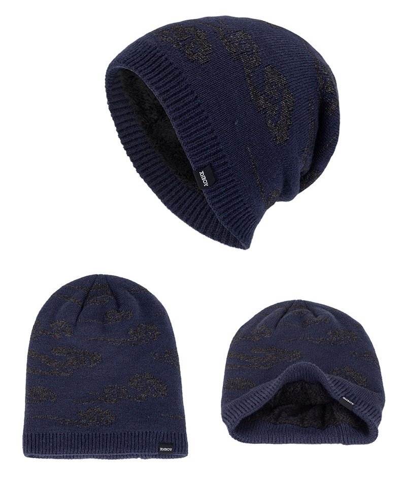 ニットキャップ ニット帽 ネイビー ビーニー 帽子 アウトドア ユニセックス メンズ レディース 男女兼用 n802拍卖
