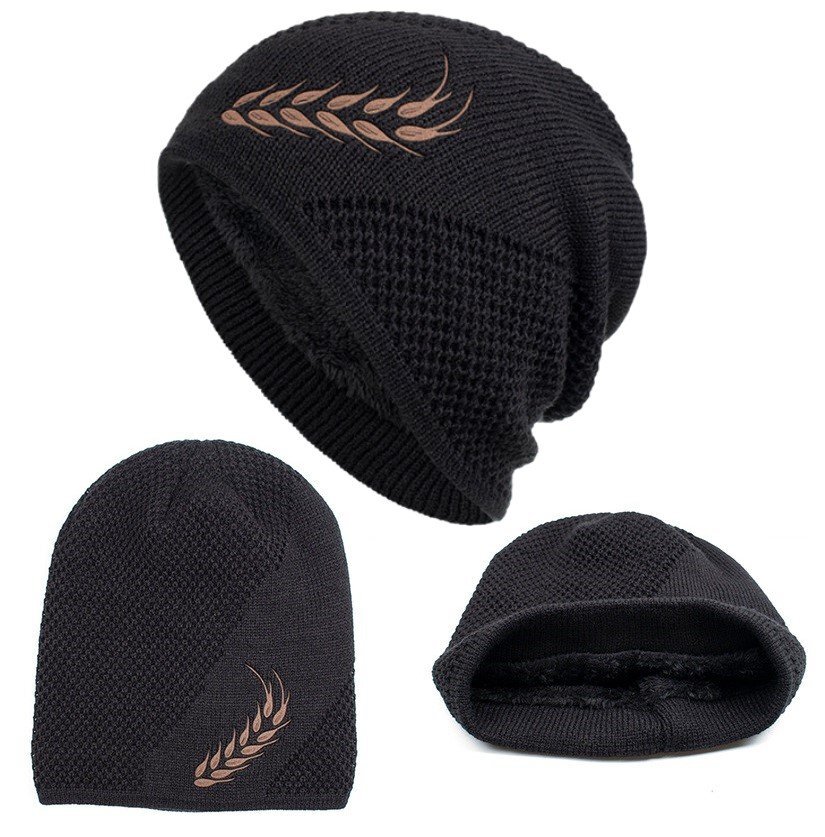 ニットキャップ ニット帽 ビーニー ブラック 帽子 アウトドア ユニセックス メンズ レディース 男女兼用 n593拍卖