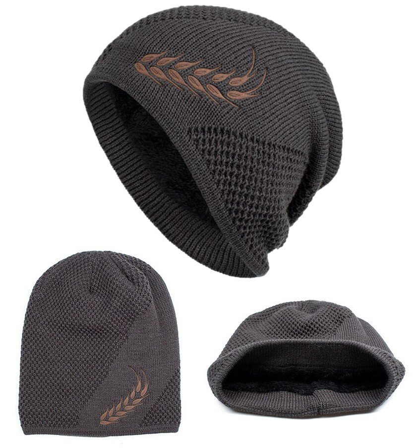 ニットキャップ ニット帽 ビーニー グレー 帽子 アウトドア ユニセックス メンズ レディース 男女兼用 n593拍卖