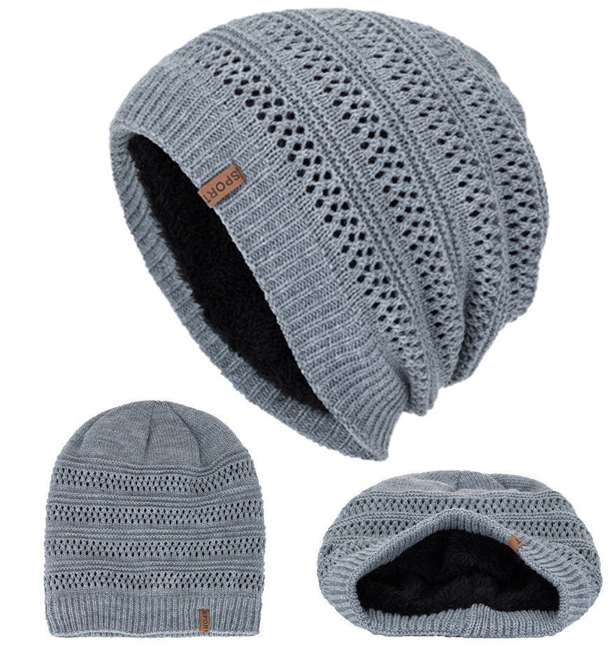 ニットキャップ ニット帽 ビーニー ライトグレー 帽子 アウトドア ユニセックス メンズ レディース 男女兼用 n598拍卖