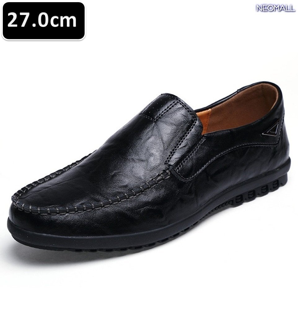 人気商品 ☆ メンズ ビジネス レザー シューズ ブラック サイズ 27.0cm 革靴 靴 カジュアル 屈曲性 通勤 軽量 【404】拍卖