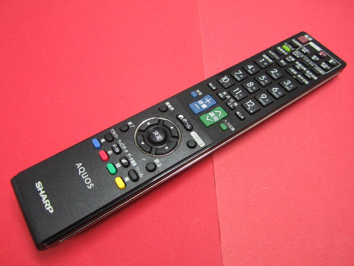 RAB-1■シャープ 状態良好♪ (LC-60LX3 LC-52LX3 LC-46LX3 LC-40LX3 LC-52XF3 LC-46XF3用) AQUOSリモコン GA881WJSA 動作保証拍卖
