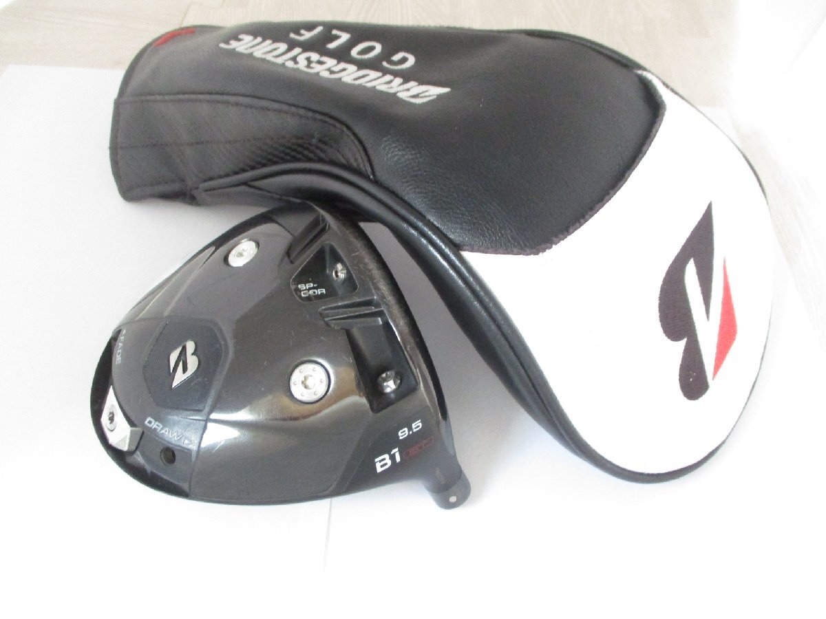 1. コース未使用【ブリヂストン/2023 B1 ST 9.5 カバー付き ヘッド 単体】BS TOUR B ツアーB拍卖