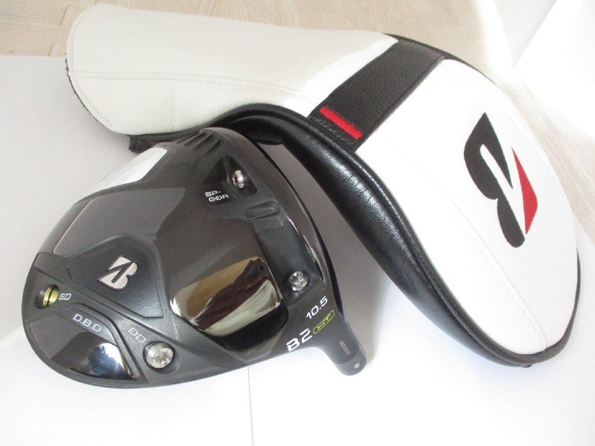 2. コース未使用【ブリヂストン/2023 B2 HT 10.5 カバー付き ヘッド 単体】BS TOUR B ツアーB拍卖