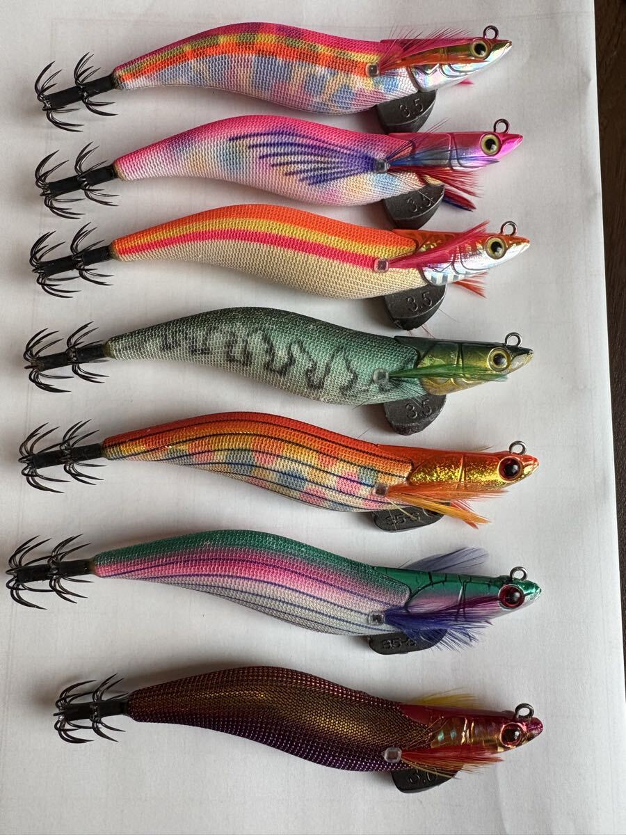 エギリー ダートマックス 3.5号 3.5号S 3.0号 7個セット エギング フィッシュリーグ拍卖