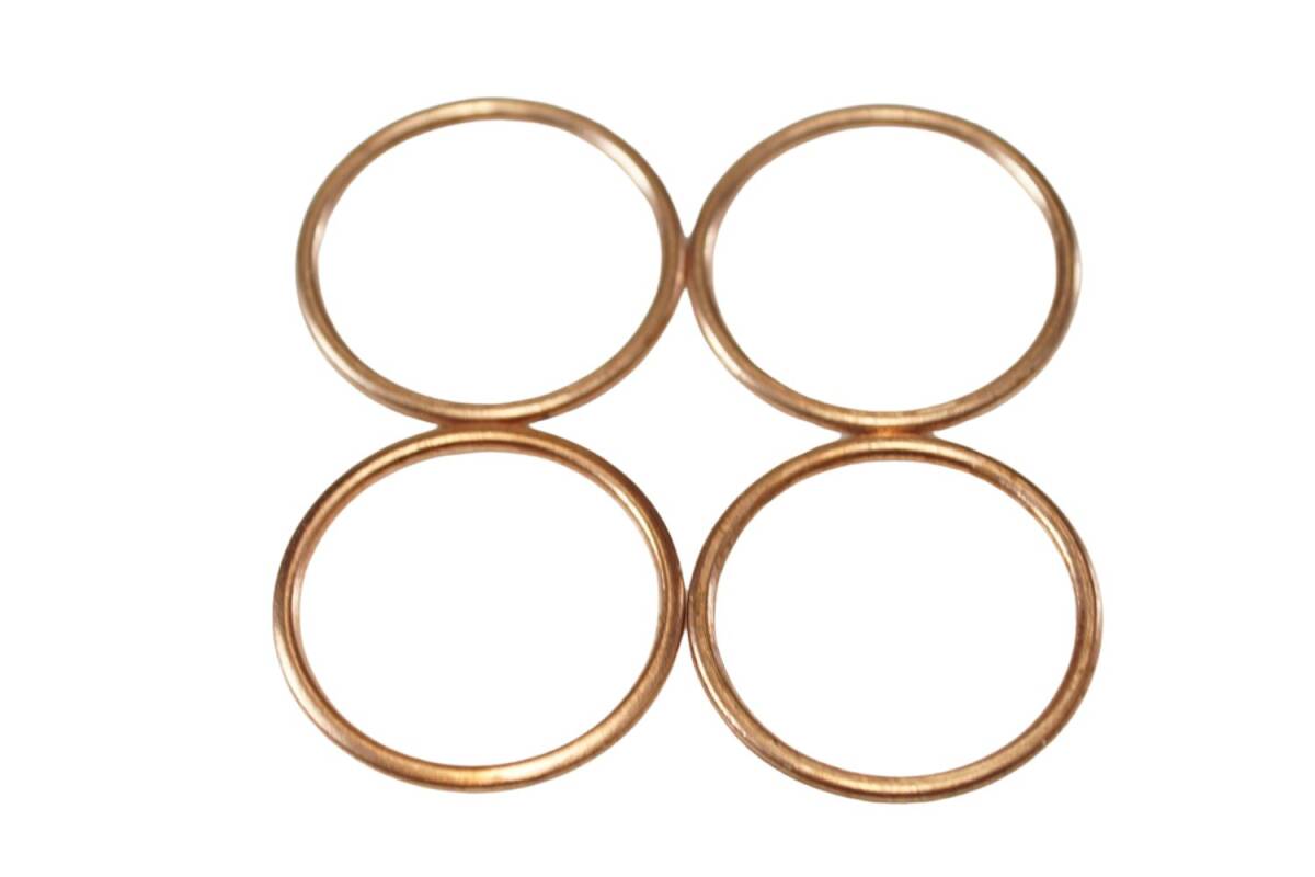 XK-16 キタコ Kitaco マフラーガスケット30x35 4個セット Muffler gasket 送料込 2X-3854 Ninja 250 Ninja 400 Z250 Z400 拍卖