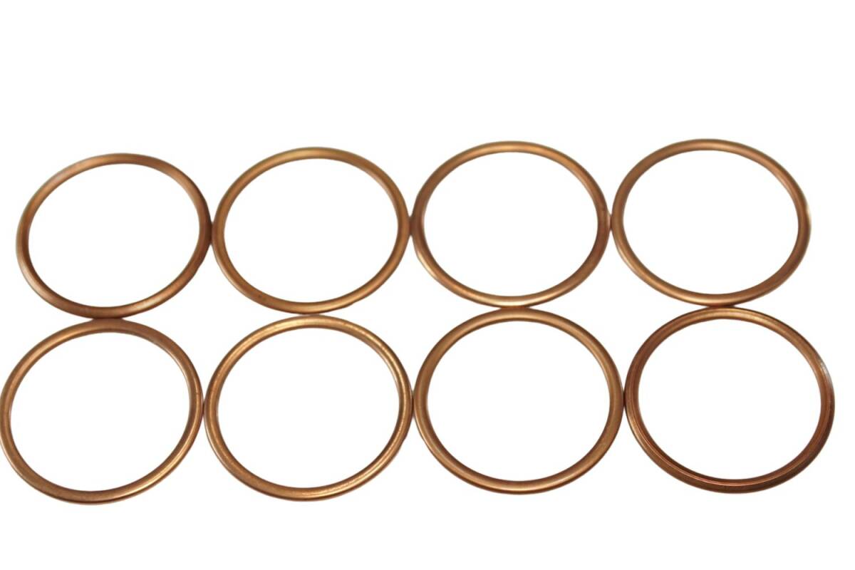 XK-17 キタコ Kitaco マフラーガスケット33x37 8個セット Muffler gasket 送料込 2X-3855 Ninja ZX-25R Ninja ZX-4R 拍卖