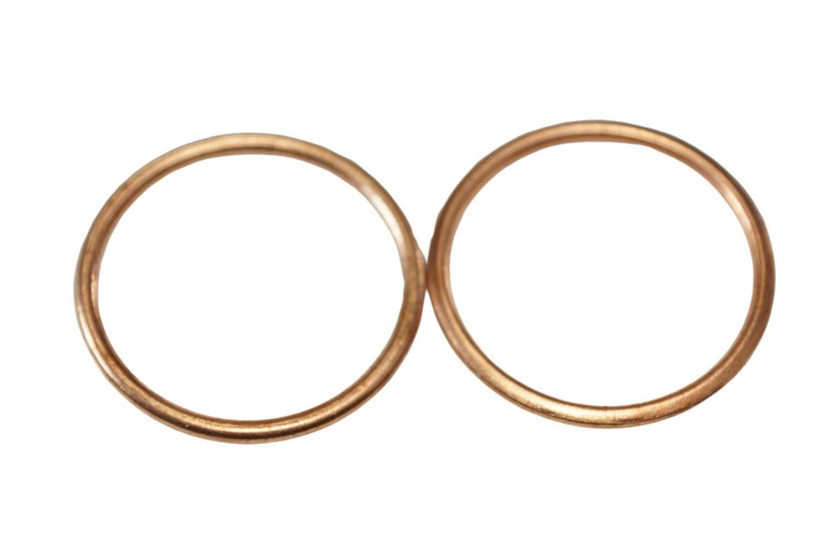 カワサキ純正部品 11061-1249 マフラーガスケット 30x35 2個セット Muffler gasket Genuine parts 送料込 2X-5379 Ninja 250 Ninja 400 Z25拍卖