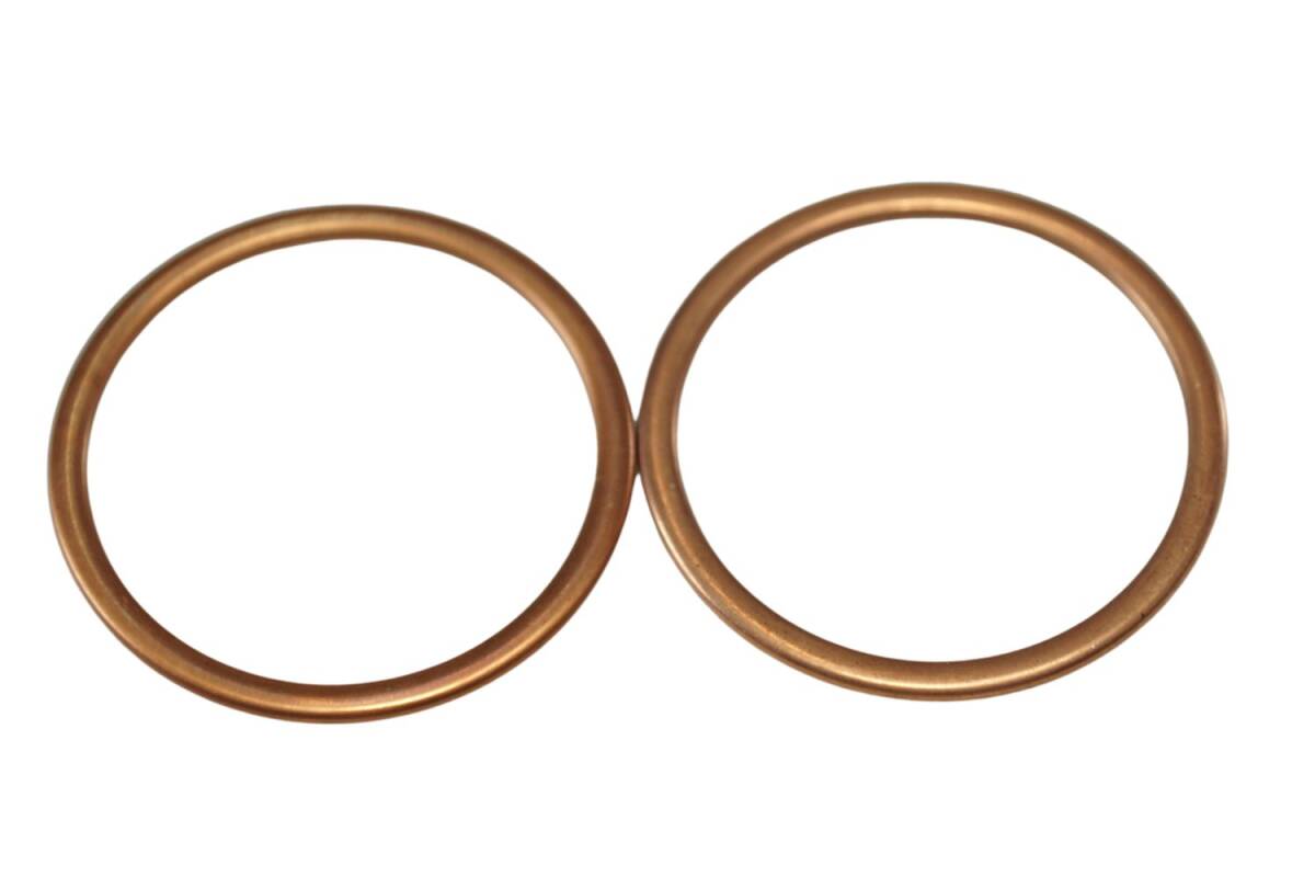 カワサキ純正部品 11061-1372 マフラーガスケット 30x35 2個セット Muffler gasket Genuine parts 送料込 2X-5380 Ninja ZX-25R Ninja ZX-4拍卖