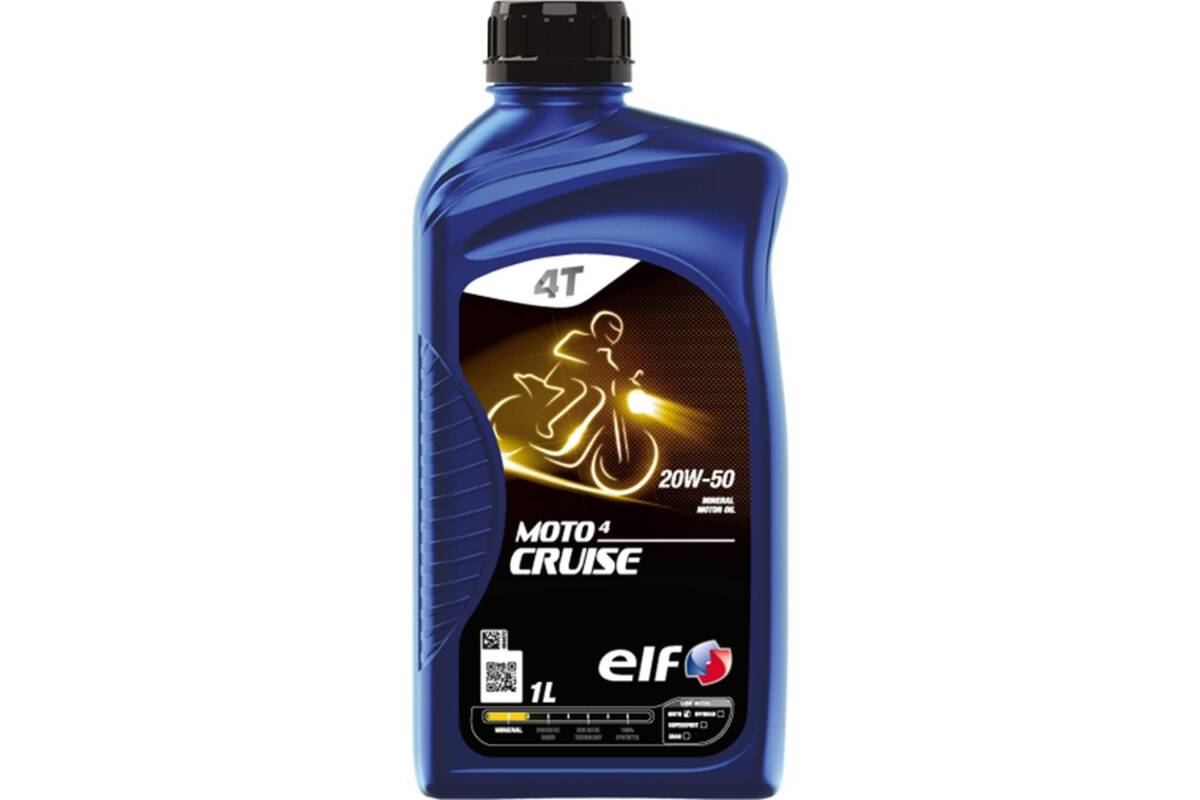 elf 4サイクルエンジンオイル MOTO 4 CRUISE 20W50 1L エルフ Four cycle oil 高精製鉱物油 213952 送料込 00-1034 拍卖