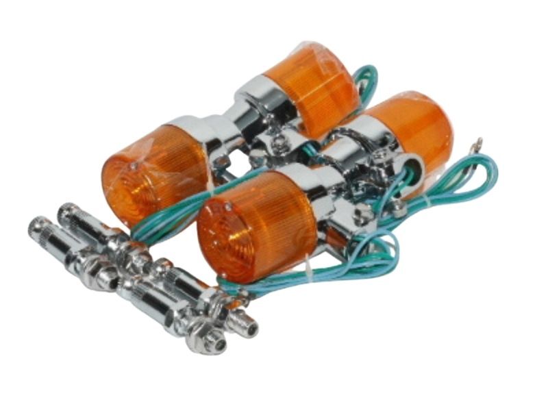 ヨーロピアンウインカー メッキボディ アンバーレンズ デカヨーロピ 送料込 03-0686 拍卖