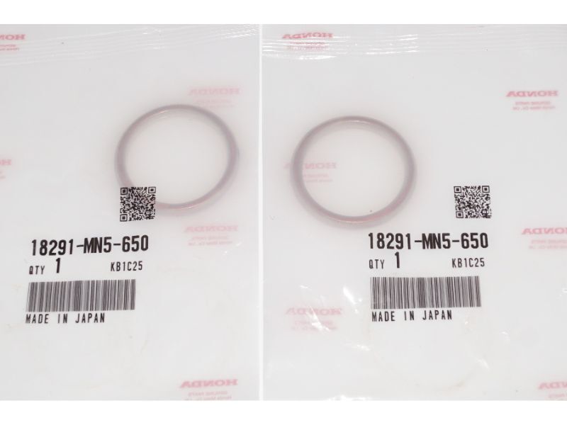 ホンダ純正部品 18291-MN5-650 マフラーガスケット 32x40 2個セット Muffler gasket Genuine parts 送料込 2X-5018 XL250R CB90 JADE250 レ拍卖