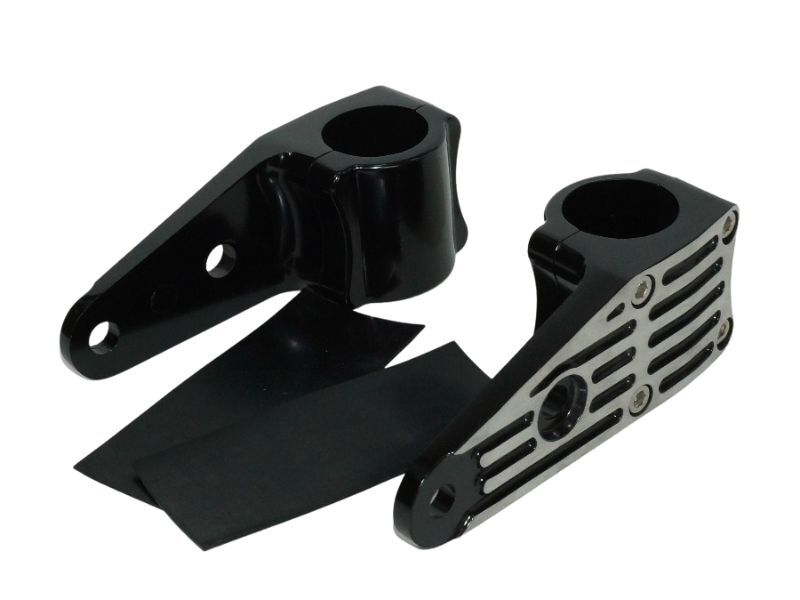 アルミ ヘッドライトステー 32~36パイ オフセット 105mm Headlight Bracket 送料込 01-0009 拍卖